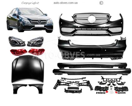 Body kit for Mercedes E-сlass w212 - type: в E63 AMG 2016+ photo 0