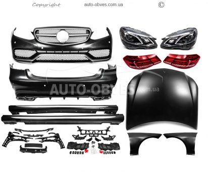 Body kit for Mercedes E-сlass w212 - type: в E63 AMG 2016+ photo 1