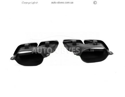 Muffler nozzle Mercedes GL GLS class x166 - black AMG GLS63 photo 1