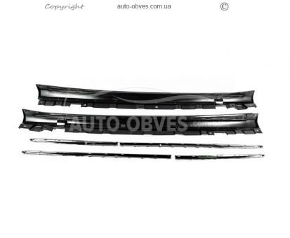 Бокові пороги Mercedes S-сlass w222 - type: AMG для long base фото 3