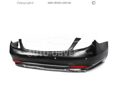 Rear bumper with diffuser Mercedes S-class w222 - type: Maybach photo 0