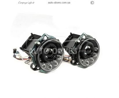 Headlights Mercedes G class w463 2006-2018 - type: manor black led photo 1