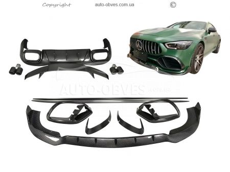 Комплект обвісів Mercedes AMG GT X290 2018-2022 - type: BRB carbon для GT53 фото 0