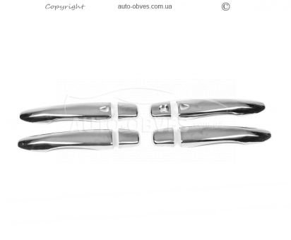 Накладки на дверные ручки Mercedes X class - под чип фото 1