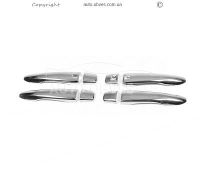 Накладки на дверные ручки Mercedes X class - под чип фото 0