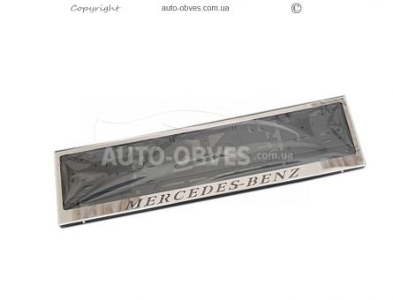 License plate frame for Mercedes - 1 pc фото 0