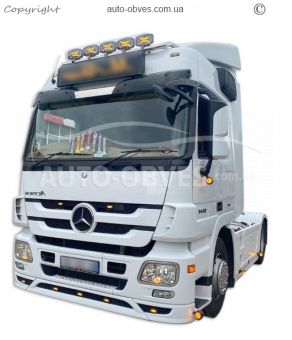 Roof headlight holder Mercedes Actros MP3, service: installation of diodes фото 8