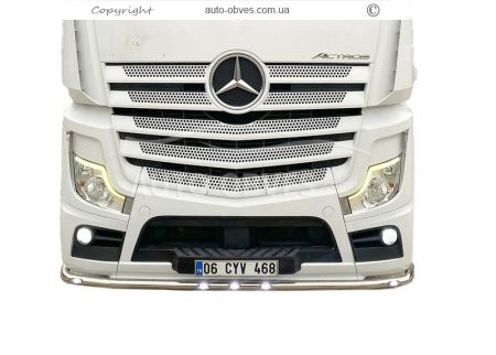 Захист переднього бампера Mercedes Actros MP4 - дод послуга: встановлення діодів фото 12