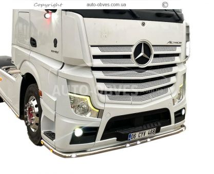 Захист переднього бампера Mercedes Actros MP4 - дод послуга: встановлення діодів фото 10