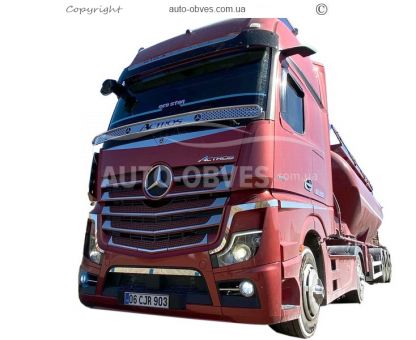 Накладки на верх решітки нижньої між крюками Mercedes Actros MP4, MP5 фото 8