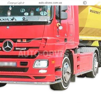 Side protection for Mercedes Actros MP2 MP3 - possible installation of diodes фото 6