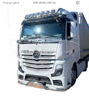 Mounting for headlights on the roof of Mercedes Actros MP5, long version, service: installation of diodes фото 0
