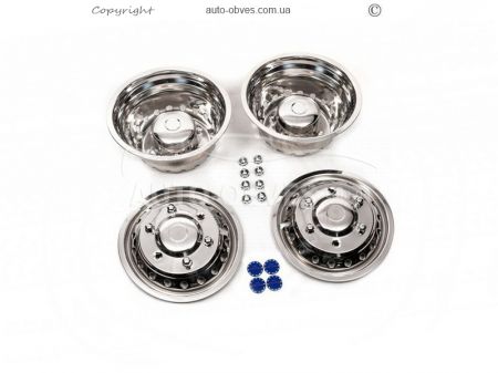 Caps for Volkswagen Crafter made of stainless steel, for twin 2 roller variant 1 фото 1