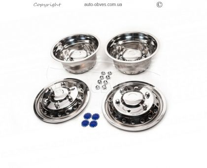 Caps for Volkswagen Crafter made of stainless steel, for twin 2 roller variant 1 фото 0