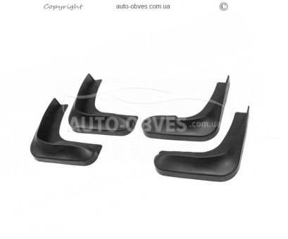 Mud flaps model Mitsubishi Grandis 2004-2011 - type: set 4 pieces фото 0