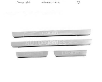 Накладки на пороги Mitsubishi Lancer 9 фото 2