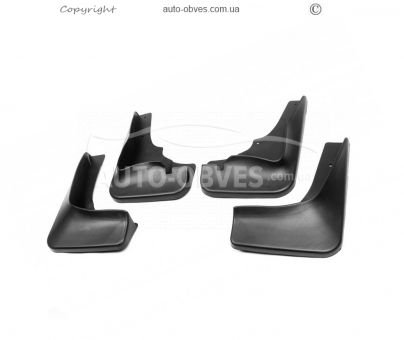 Модельні бризговики Mitsubishi Outlander XL 2007-2012 - тип: компл 4 шт під широкий поріг фото 0