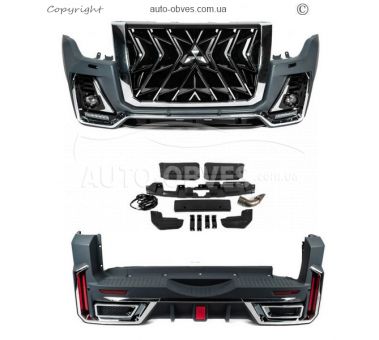 Комплект обвісів Mitsubishi Pajero Wagon IV - type: black hawk фото 0