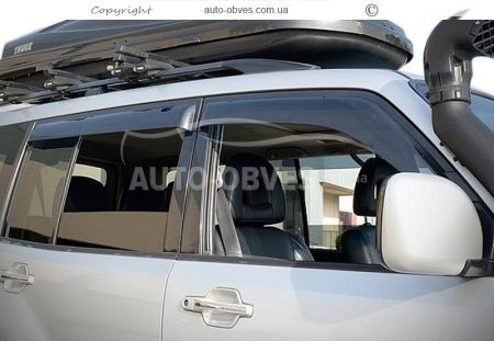 Дефлекторы на окна ветровики Mitsubishi Pajero Wagon III - тип: широкие фото 0