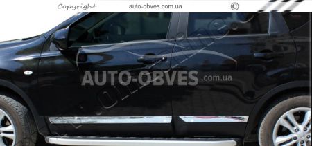 Covers for door moldings Nissan Qashqai фото 3