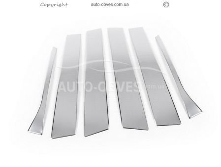 Pads for door pillar moldings Volkswagen Jetta 2006-2011 stainless steel фото 0