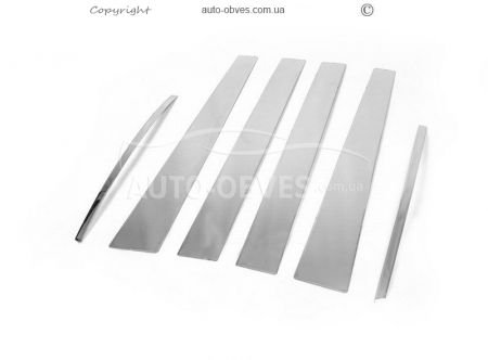 Fiat Fullback door pillar moldings stainless steel фото 1