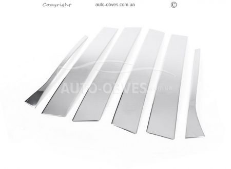 Pads for door pillar moldings Volkswagen Jetta 2006-2011 stainless steel фото 1