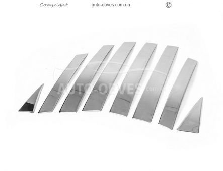 Pads for moldings door pillars Honda CRV 2007-2012 stainless steel фото 1