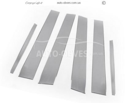 Pads for door pillar moldings Volkswagen Passat B8 sd stainless steel фото 0