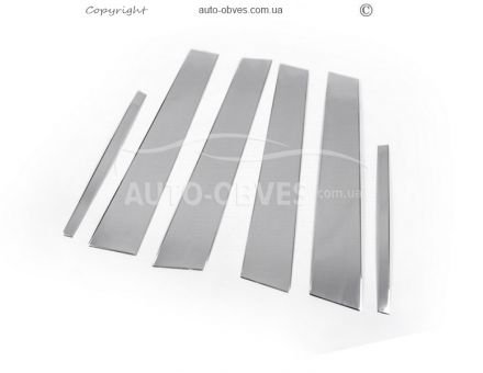 Pads for door pillar moldings Volkswagen Passat B8 sd stainless steel фото 1