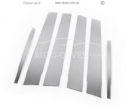 Pads for door pillar moldings Volkswagen Passat B6 SD stainless steel фото 0