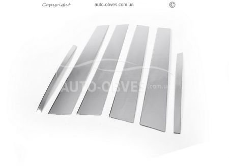 Pads for door pillar moldings Volkswagen Passat B6 SD stainless steel фото 1