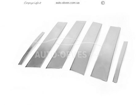 Pads for door pillar moldings Renault Megane IV SD stainless steel фото 1