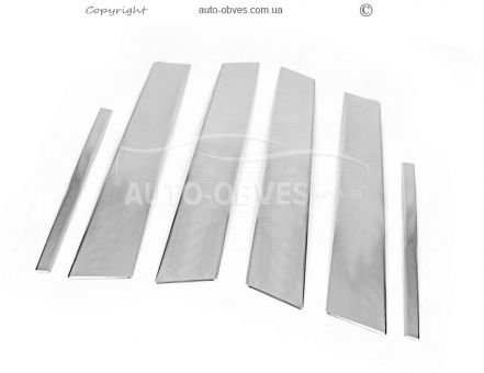 Pads for door pillar moldings Renault Megane IV SD stainless steel фото 0