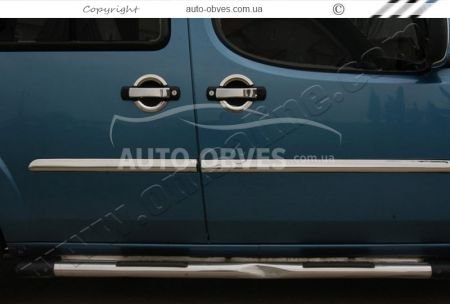 Накладки на молдинги дверні Fiat Doblo 2000-2006 - тип: 4 елементи фото 2