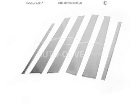 Pads for door pillar moldings Mercedes ML w163 stainless steel фото 1