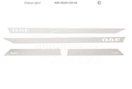 Накладки на молдинги дверей DAF XF euro 6 - 4 шт фото 0