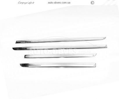 Covers for door moldings Chevrolet Trax 2012-... - type: 4 pieces of plastic фото 0