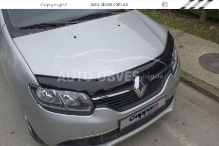 Дефлектор капоту Renault Sandero Stepway 2013-2019 фото 2