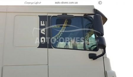 Накладки на дверні стійки чорні DAF XF euro 3 - 5-7 днів фото 1