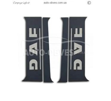Black door pillar trims DAF XF euro 5 фото 1