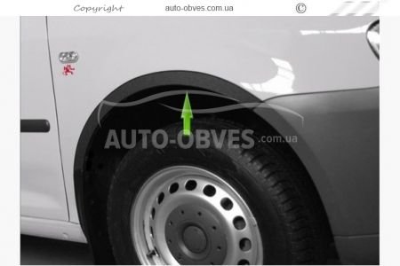 Накладки на арки Volkswagen Caddy - тип: абс фото 3