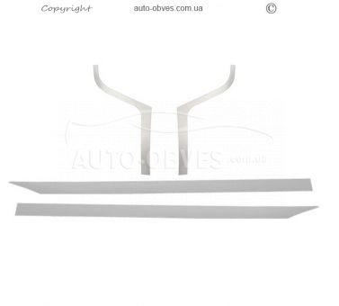 Накладки на фары + на двери Mercedes Actros MP4 2011-2018 фото 0
