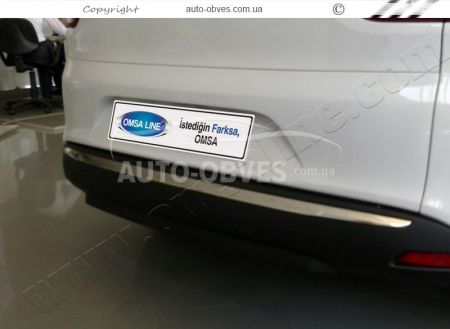 Накладка на кромку бампера Renault Clio IV 2012-... - тип: sporttourer sw фото 4