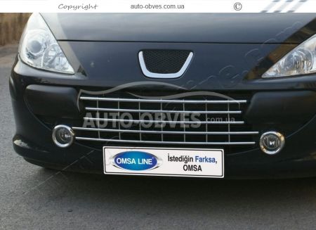 5-piece Peugeot 307 grille pads фото 2