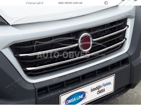 Fiat Ducato 2015 - 3 elements, stainless steel фото 2