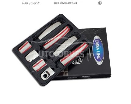 Накладки на дверні ручки Opel Vivaro - тип: 4 шт фото 2