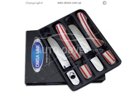 Накладки на дверные ручки Ford Focus с или без отверстий под сенсор фото 4