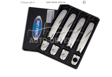 Covers for door handles Volkswagen Touran 2003-2010 of 4 pcs фото 2
