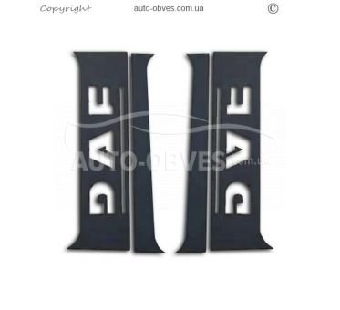 Covers for door pillars black DAF XF euro 6 фото 0